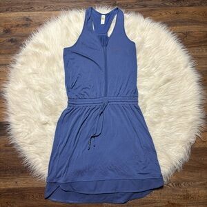 Lolë Athletic Sport Tie Waist Dress in Periwinkle with Pockets size XS